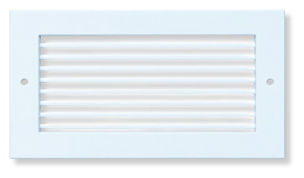 Single-Deflection Horizontal-Bar Grille