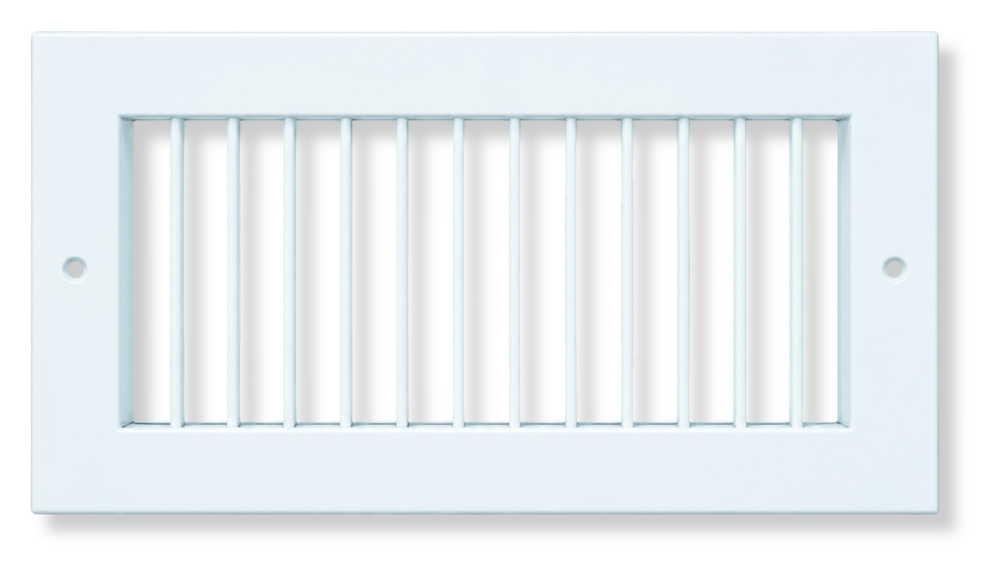 Single-Deflection Vertical-Bar Grille
