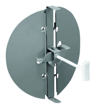 Butterfly Damper without Collar Ring