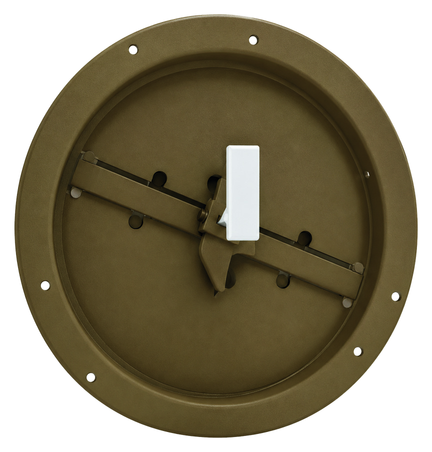 Butterfly Damper with Round Duct Ring