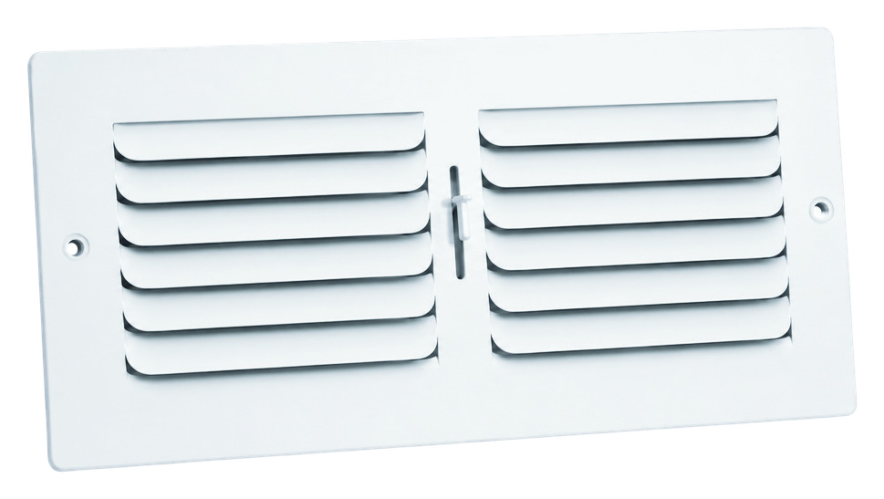 One-Way Curved-Blade Sidewall / Ceiling Register