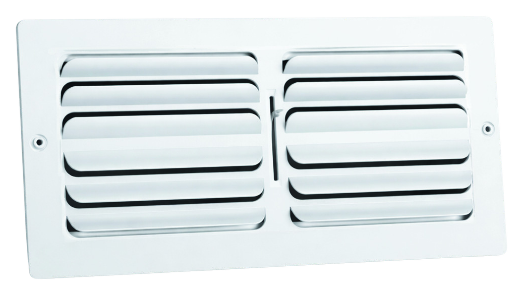 Two-Way Curved-Blade Sidewall / Ceiling Register