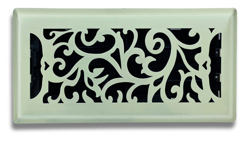Floral Decorative Floor Register