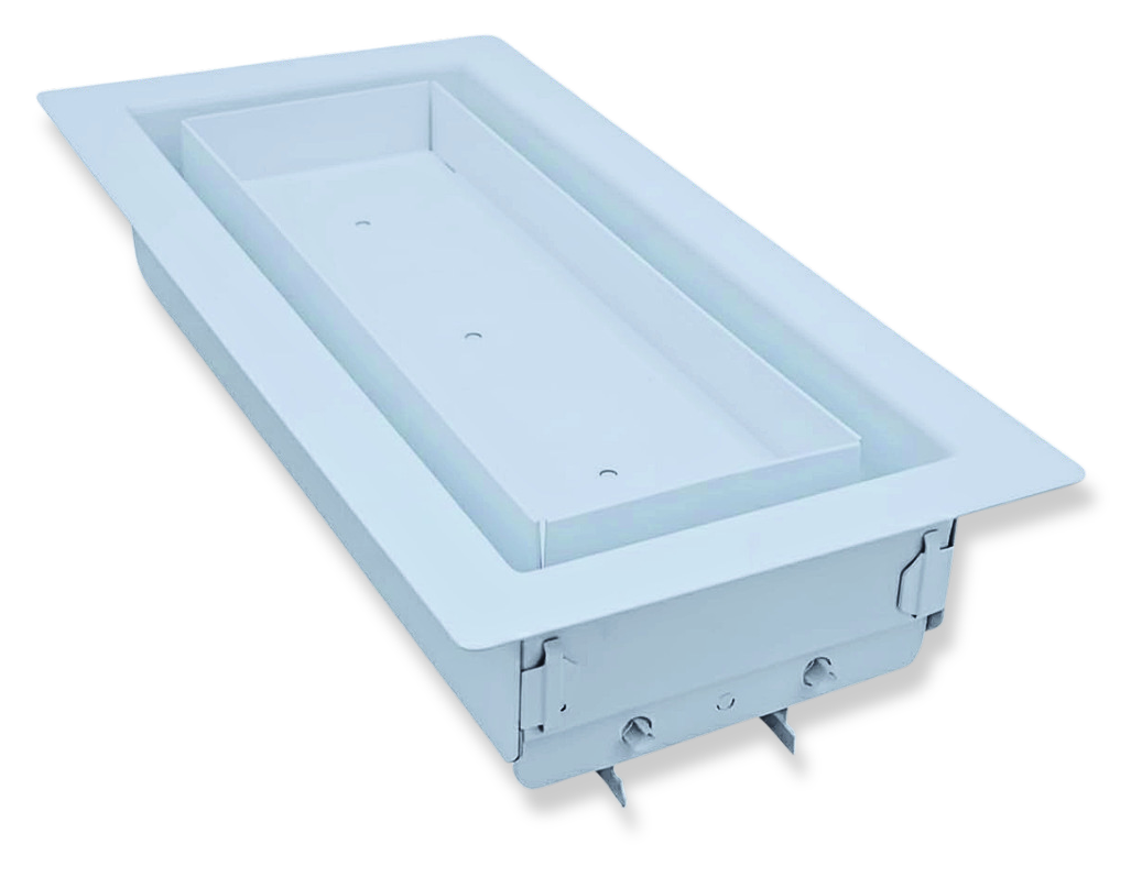 Flush-Mount Floor Register with Insert