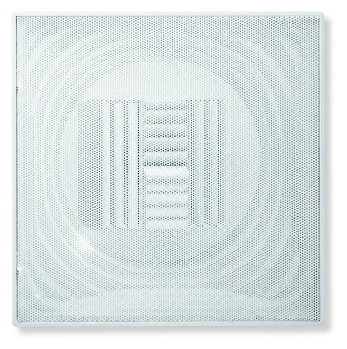 T-Bar Perforated Curved-Blade Diffuser