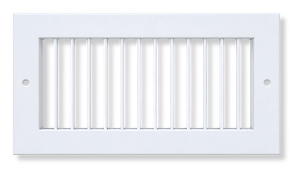 Single-Deflection Vertical-Bar Grille