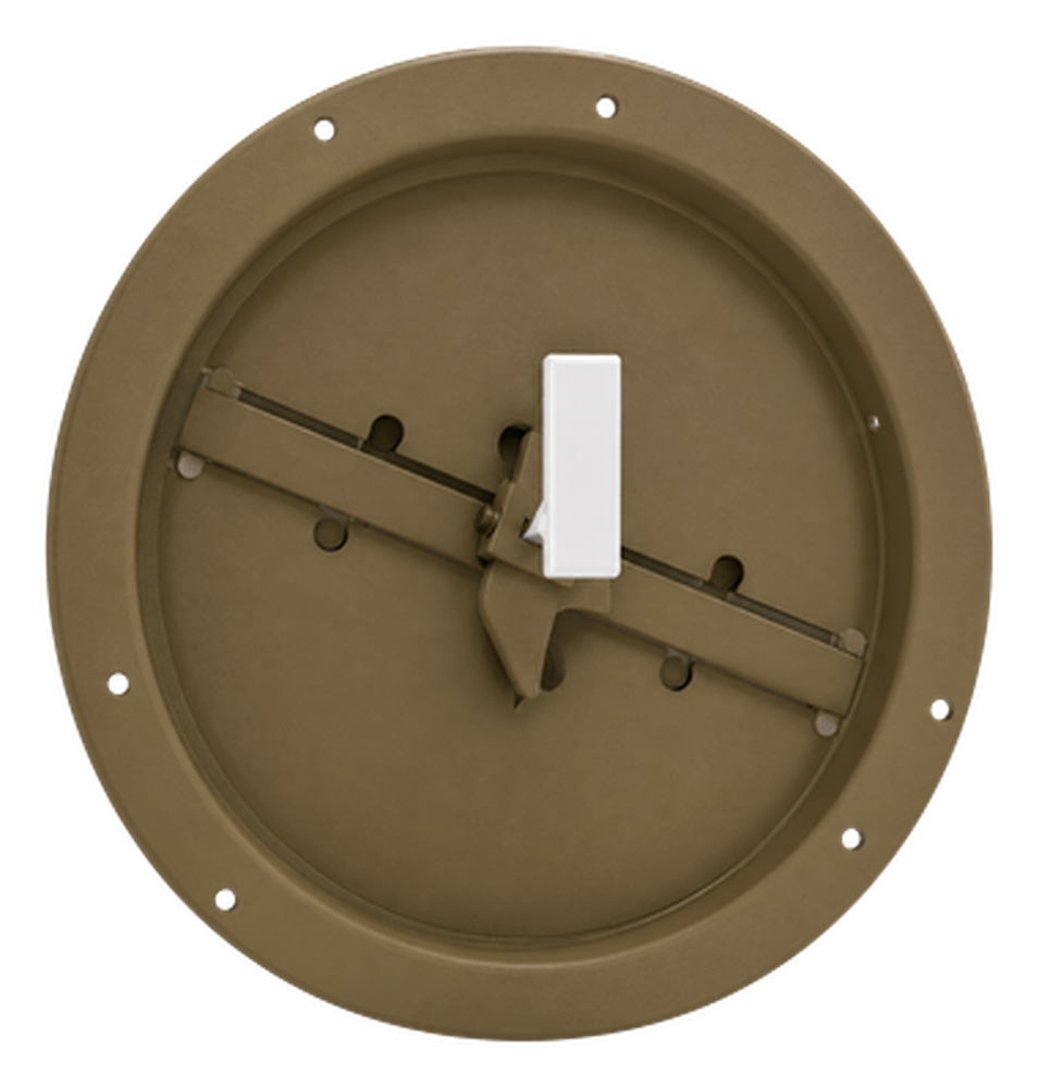 Butterfly Damper with Round Duct Ring