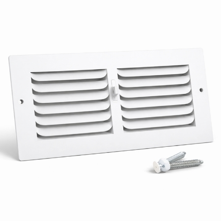 One-Way Curved-Blade Sidewall / Ceiling Register