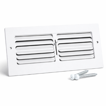 Two-Way Curved-Blade Sidewall / Ceiling Register
