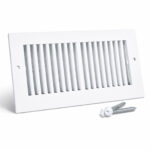 Stamp Faced Sidewall/ Ceiling Register with One Way Air Deflection