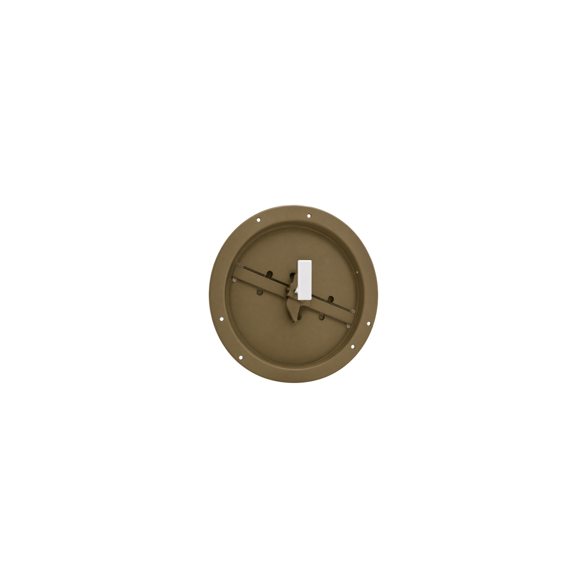 Butterfly Damper with Round Duct Ring