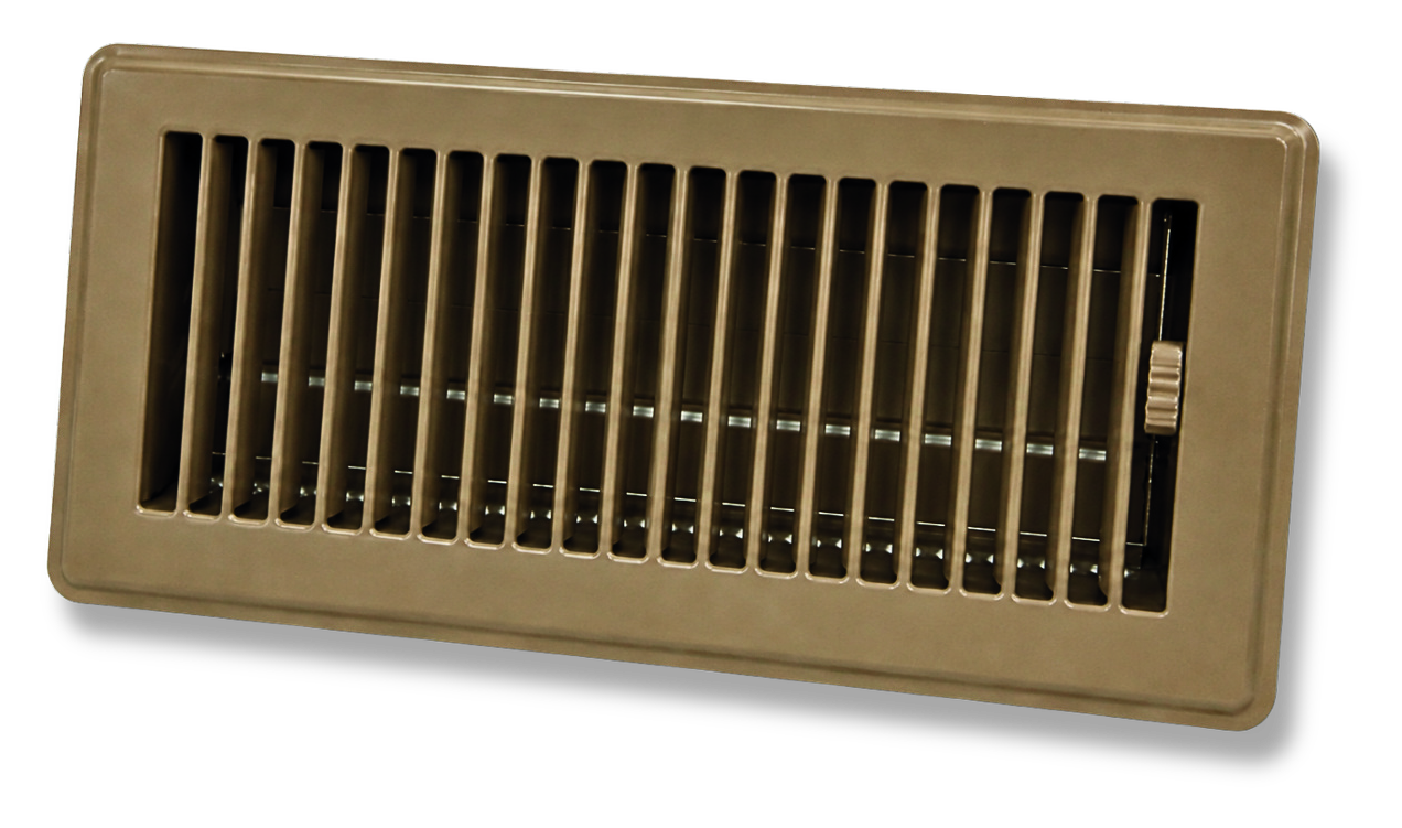 Brown Deluxe Floor Register