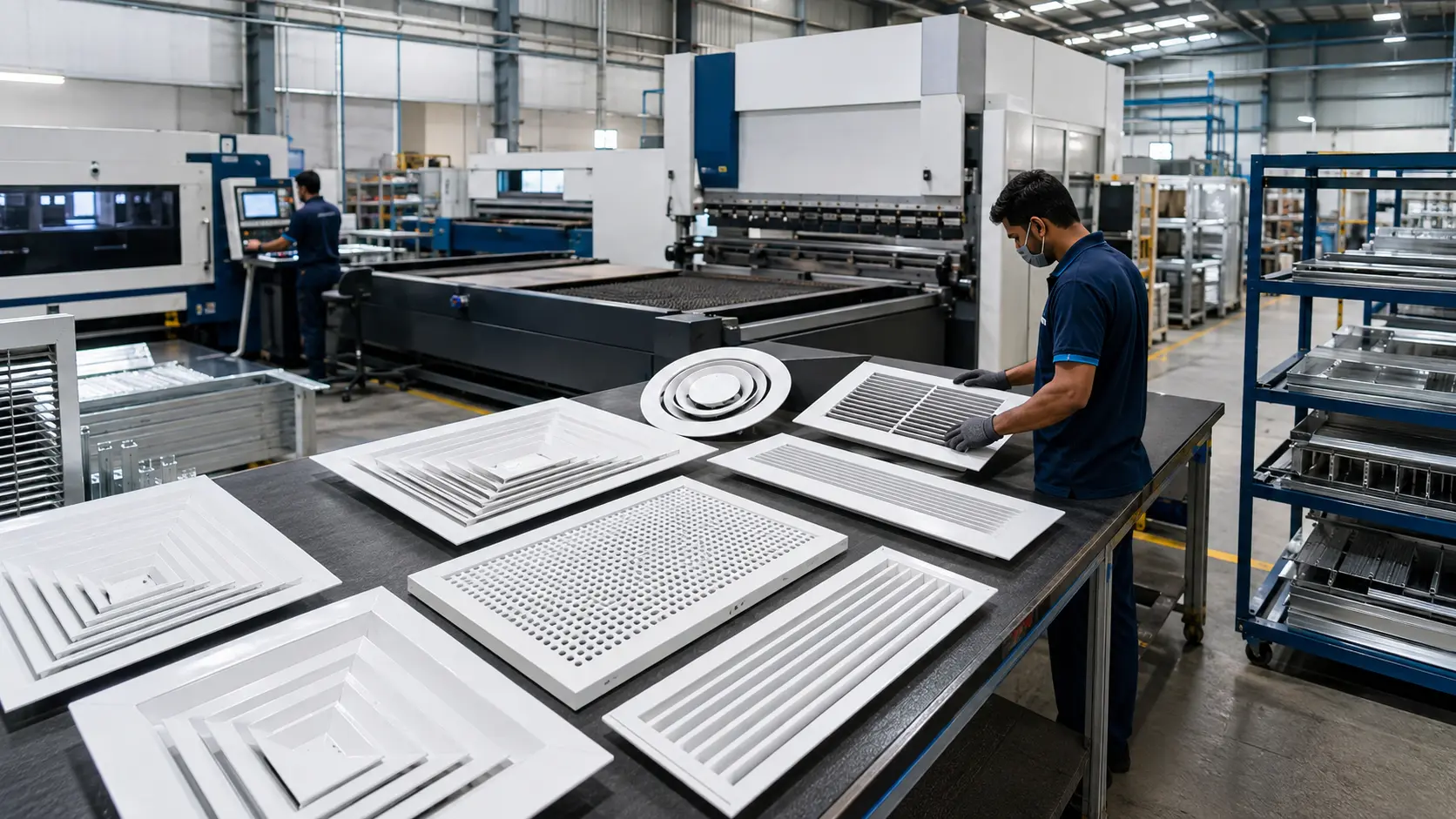 HVAC air-distribution manufacturing capability