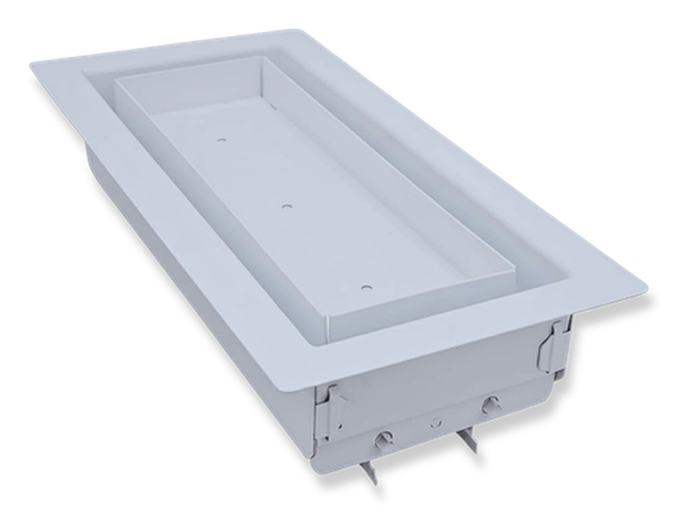 Flush-Mount Floor Register with Insert